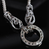 tungsten gold necklace140