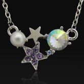 tungsten gold necklace153