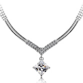 tungsten gold necklace156