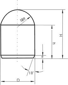 炭化タングスンボタンの
