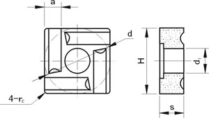 機(jī)械的に挿入にクランプ タイプ4A