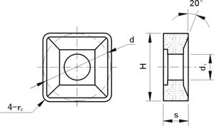 機(jī)械的に挿入にクランプ タイプ4G