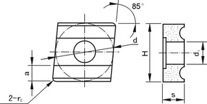 機械的に挿入にクランプ 型 MH