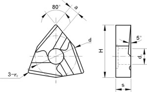 機(jī)械的に挿入にクランプ タイプT3F